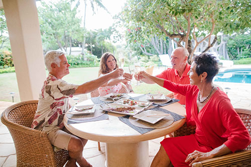 Private chef dinner with Alekona Kauai concierge services