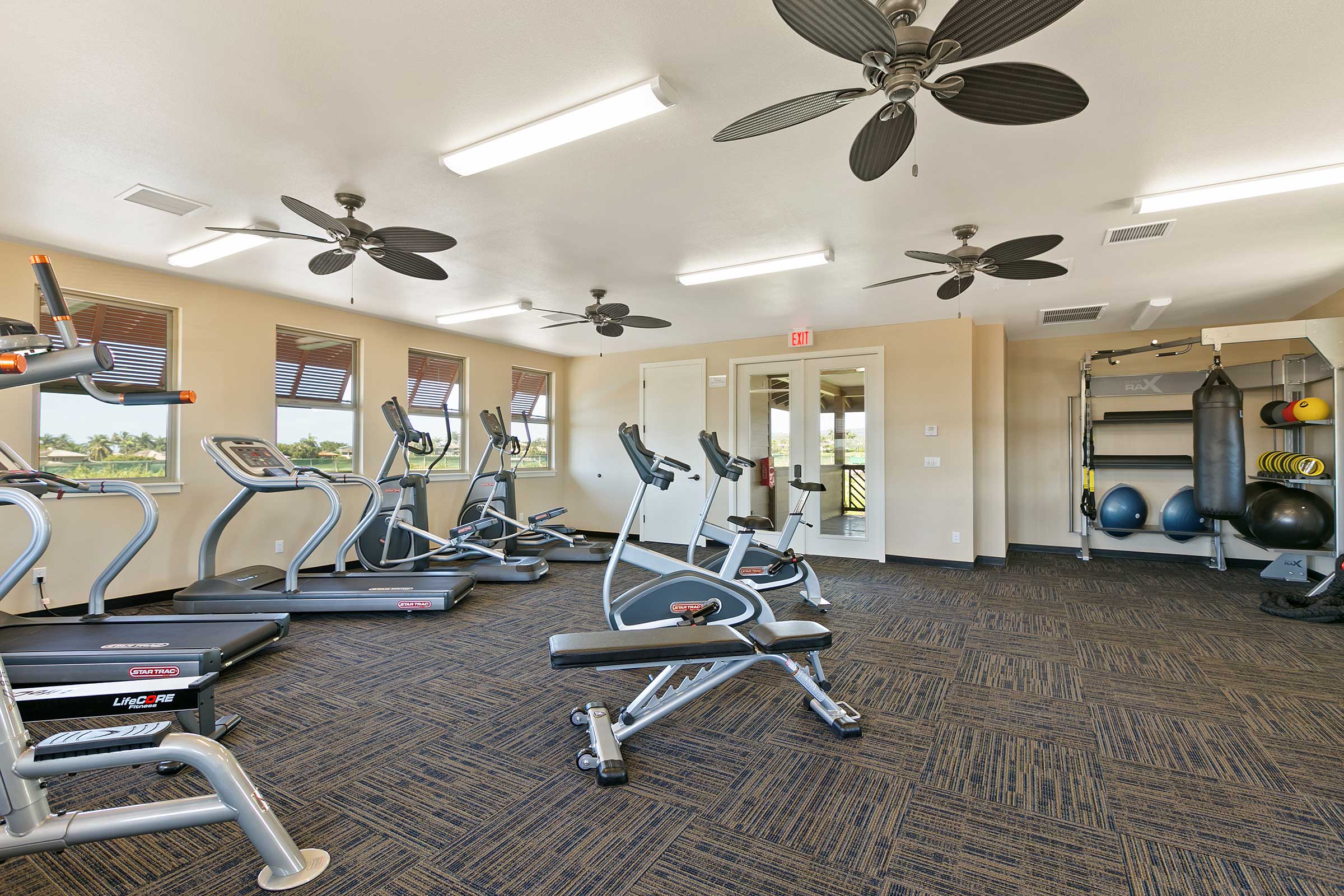 Private fitness gym for our Pili Mai guests